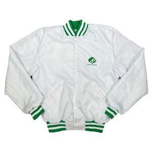 Vintage 90’s Girl Scouts of America Satin Varsity Jacket - Size Smalll